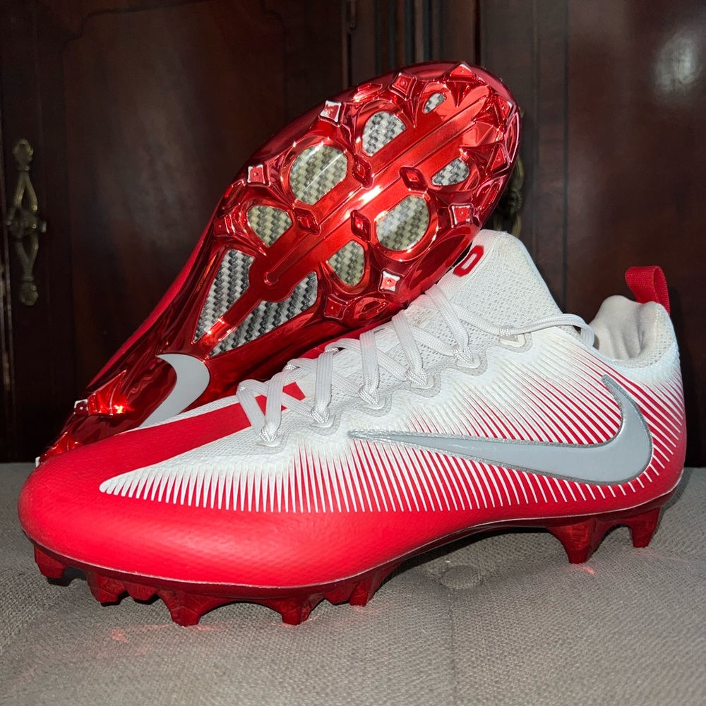 Nike Ohio State Vapor Untouchable Pro Low Football Cleats Size 11 Sample